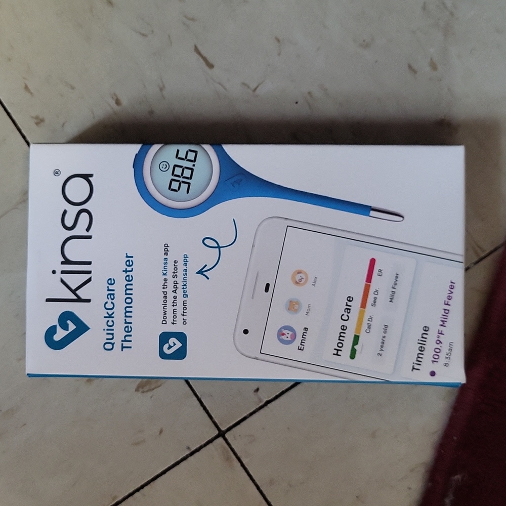 Kinsa QuickCare Blue Thermometer